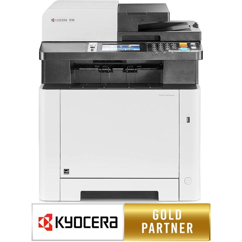 Kyocera ECOSYS M5526cdw A4 Colour Multifunction Laser Printer - Wireless - Print - Copy - Scan - Fax - Network - Duplex - 2 year warranty Replaced by MA2600cwfx