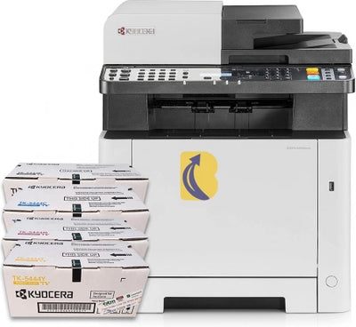 Kyocera ECOSYS MA2100cfx Colour Laser Multifunction Laser Printer + TK-5444 CMYK Toner Bundle