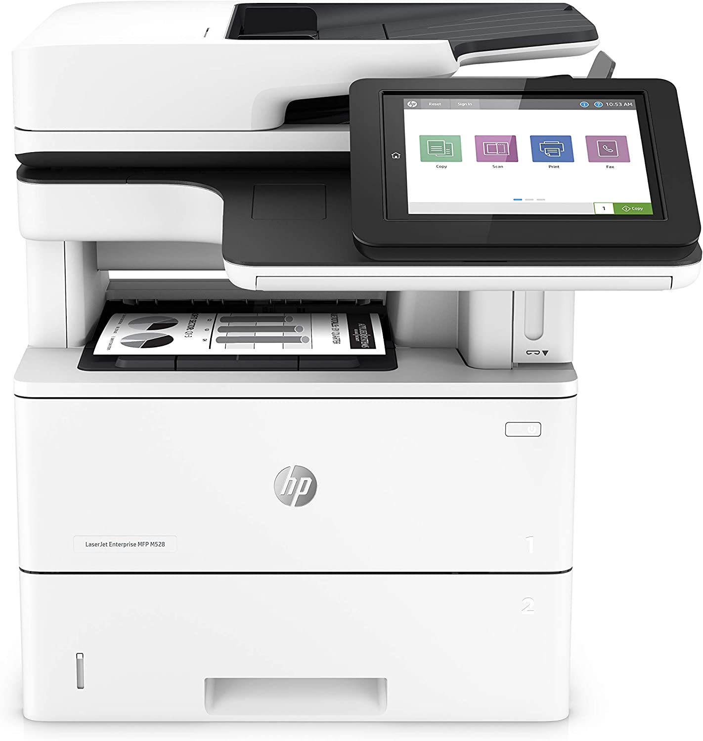 HP LaserJet Enterprise Monochrome Laser Printer (MFP M528f)