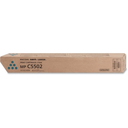 Genuine Ricoh MP C4502/C5502 Cyan Toner Cartridge 841698 / 841754 - 22,500 Pages