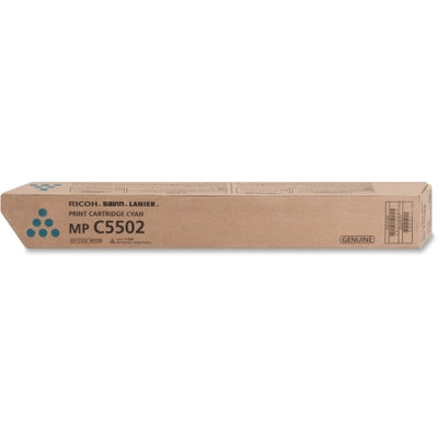 Genuine Ricoh MP C4502/C5502 Cyan Toner Cartridge 841698 / 841754 - 22,500 Pages
