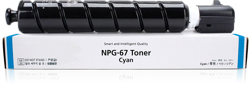 Canon TG67C GPR53 NPG-67 Compatible Cyan Toner Cartridge 19,000 Print