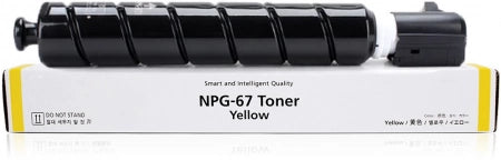 Canon TG67Y GPR53 NPG67 Compatible Yellow Toner Cartridge 19, 000 Prints
