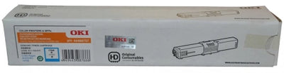 Genuine OKI MC362w Cyan Toner Cartridge 44469757 2000 Pages