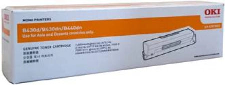 Genuine OKI B430 43979203 Black Toner Cartridge 7,000 Prints