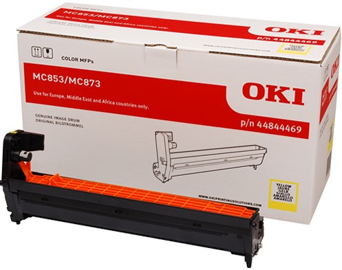 Genuine OKI MC853 44844481 Yellow Drum Unit 30,000 Print