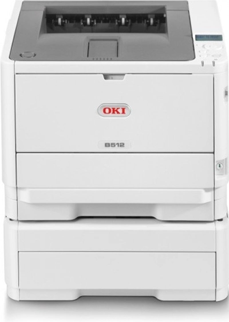 OKI B512DNT A4 Mono Laser Printer With Extra Paper Tray