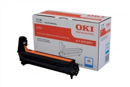 Genuine OKI C711 44318511 Cyan Drum Unit 20,000 Prints