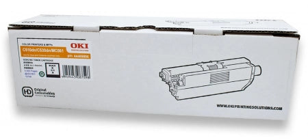 Genuine OKI C510DN Black Toner Cartridge 44469806 5000 Pages