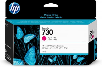 Genuine HP 730 130ml DesignJet Magenta Ink Cartridge P2V63A