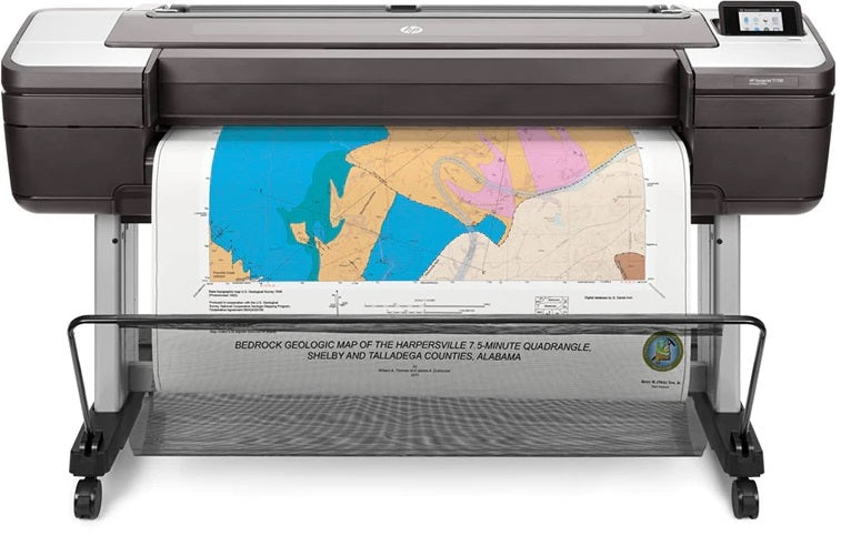 HP 44" DesignJet T1700 PostScript Inkjet Large Format Printer 1VD87A