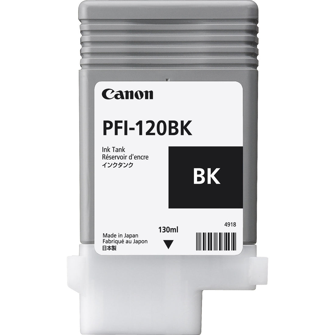 Genuine Canon PFI-120BK Black Ink Cartridge - 130M