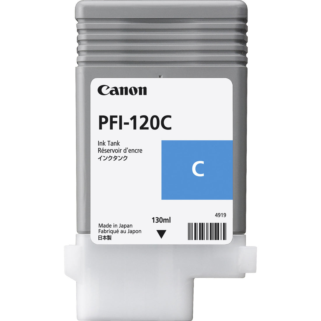 Genuine Canon PFI-120C Cyan Ink Cartridge - 130M