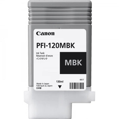 Genuine Canon PFI-120MBK Matte Black Ink Cartridge - 130ML