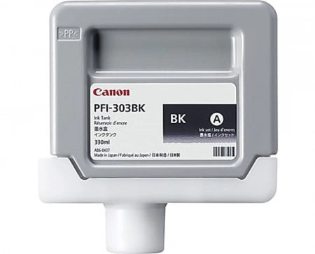 Canon PFI303BK Black Genuine Ink Cartridge 330ml