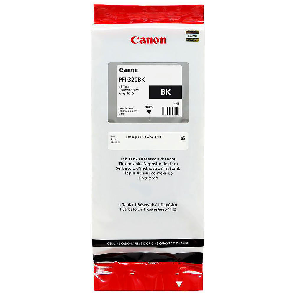 Genuine Canon PFI-320 Black Ink Cartridge 300m