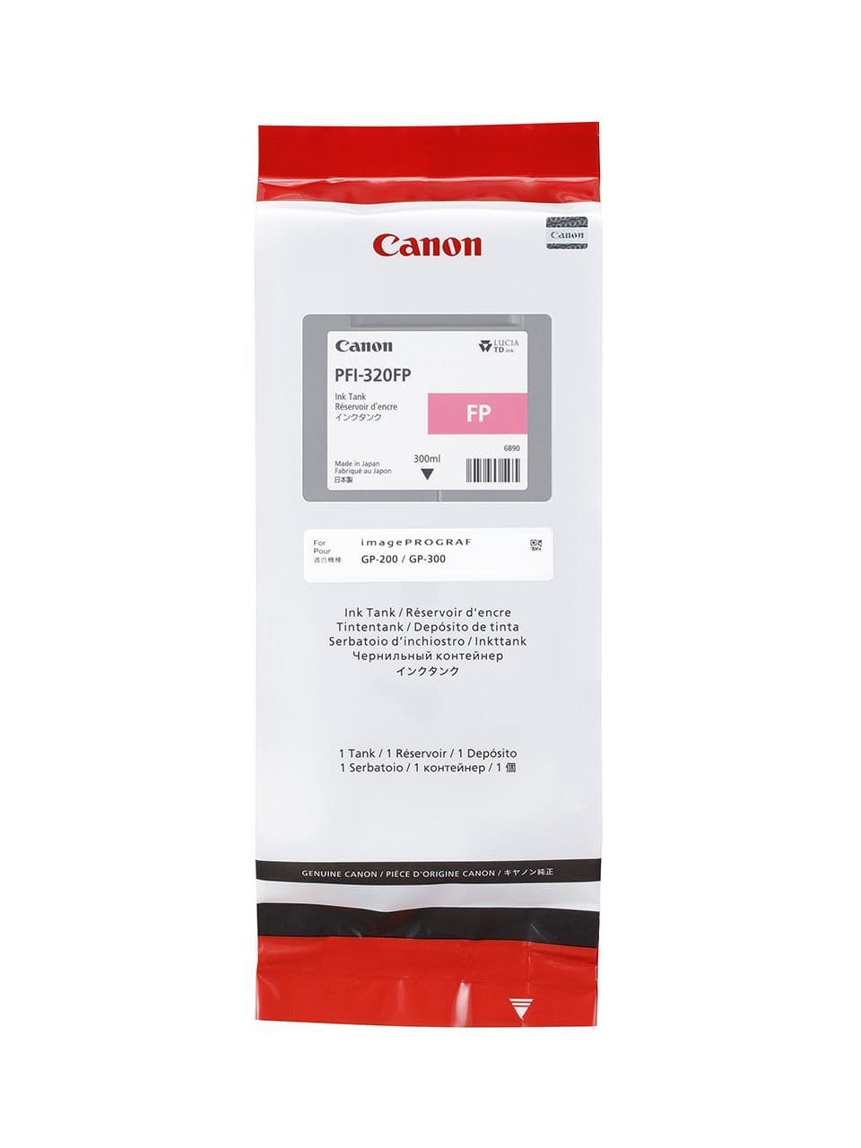 Genuine Canon PFI-320 Fluorescent Pink Ink Cartridge 300m
