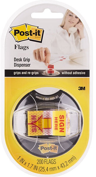 Post-It Sign Here Flags 25 x 43mm Desk Dispenser