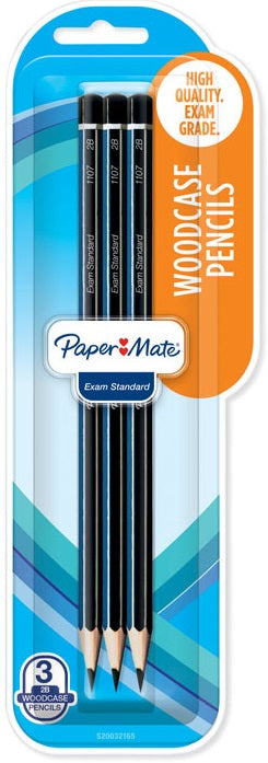 Paper Mate 2B Woodcase Pencil (Pack of 3) ~ Box of 12