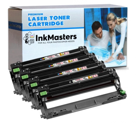 Pack of 4 Brother DR-251CL Imaging Drum Unit Compatible C/M/Y/K 15,000 Pages