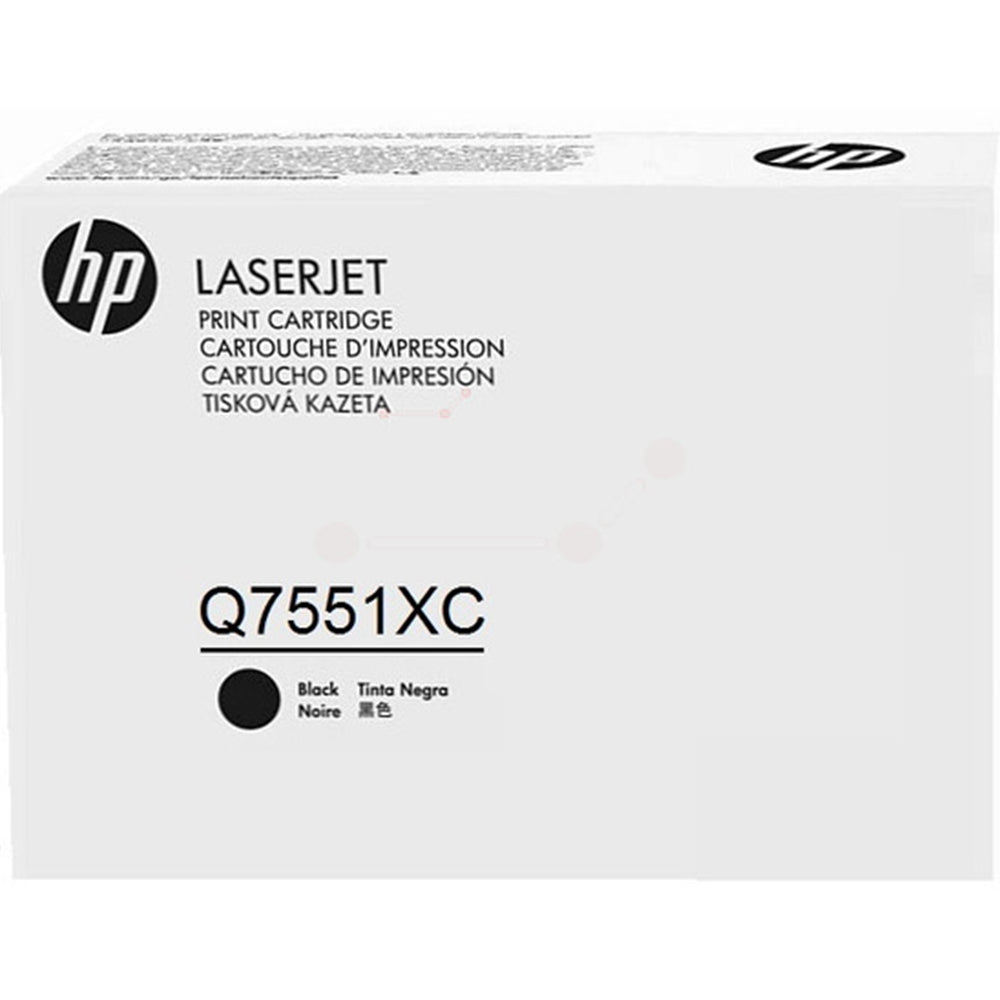 Genuine HP 51X Q7551XC Black Contract Toner Cartridge 13,000 Print