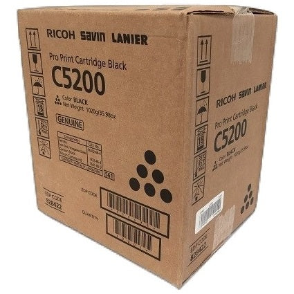 Genuine Ricoh pro C5200s Black Toner 33K Prints 828426 828422 828430