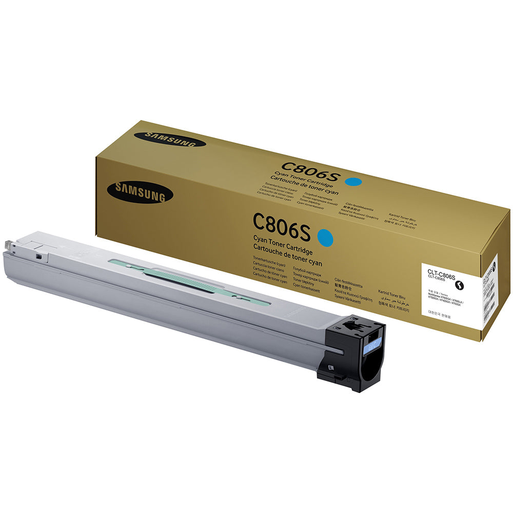 Genuine Samsung CLT-C806S MX7 Series Cyan Toner Cartridge @30000 Page