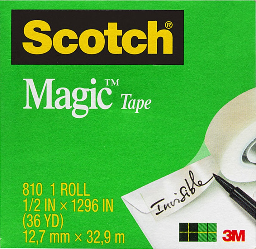 Scotch Magic Tape 810 12mm x 33M Box of 12