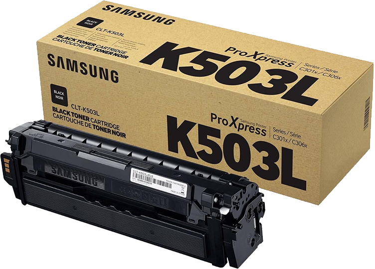 Genuine Samsung CLT-K503L Black Toner Cartridge 8,000 Print