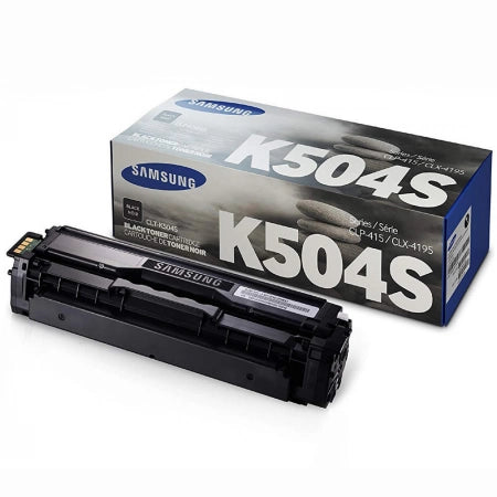 Genuine Samsung CLP415 CLX4170 CLX4190 CLX4195 SLC1810W SLC1860FW CLTK504S Black Toner Cartridge 2,500 Prints