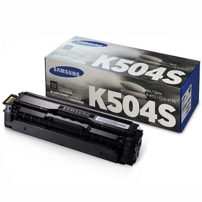 Genuine Samsung CLP415 CLX4170 CLX4190 CLX4195 SLC1810W SLC1860FW CLTK504S Black Toner Cartridge 2,500 Prints