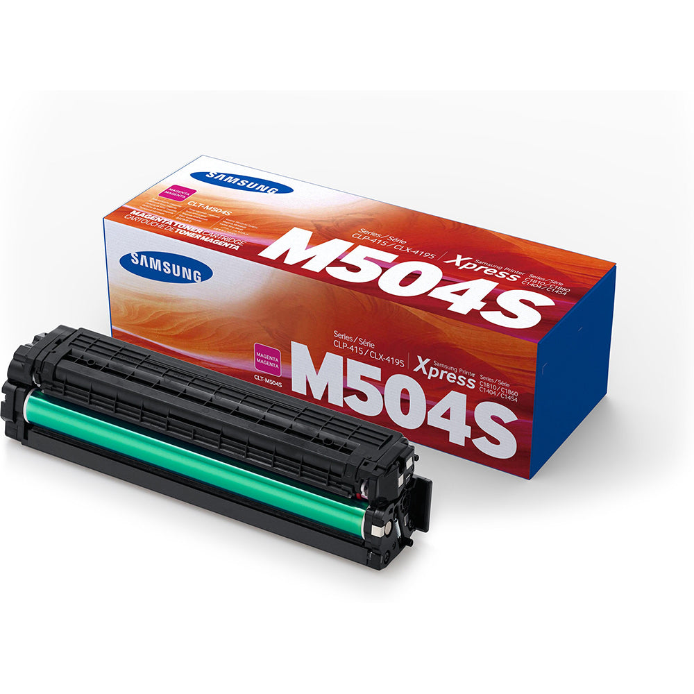 Genuine Samsung CLP415 CLX4170 CLX4190 CLX4195 SLC1810W SLC1860FW CLTM504S Magenta Toner Cartridge 1,800 Print