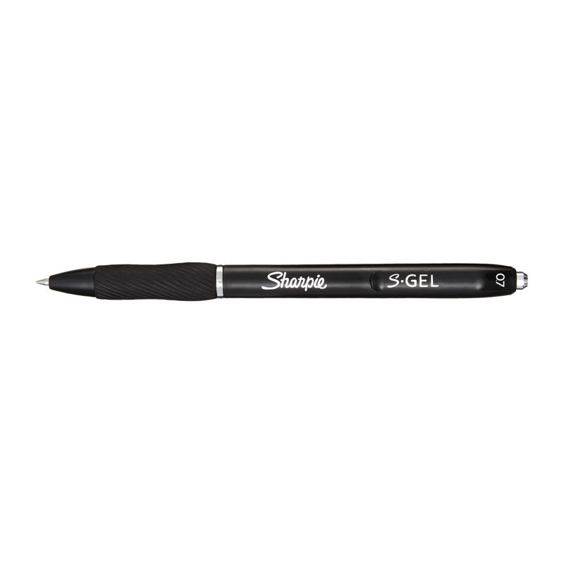 Sharpie Gel Retractable 0.7mm Gel Pen Black Box of 12