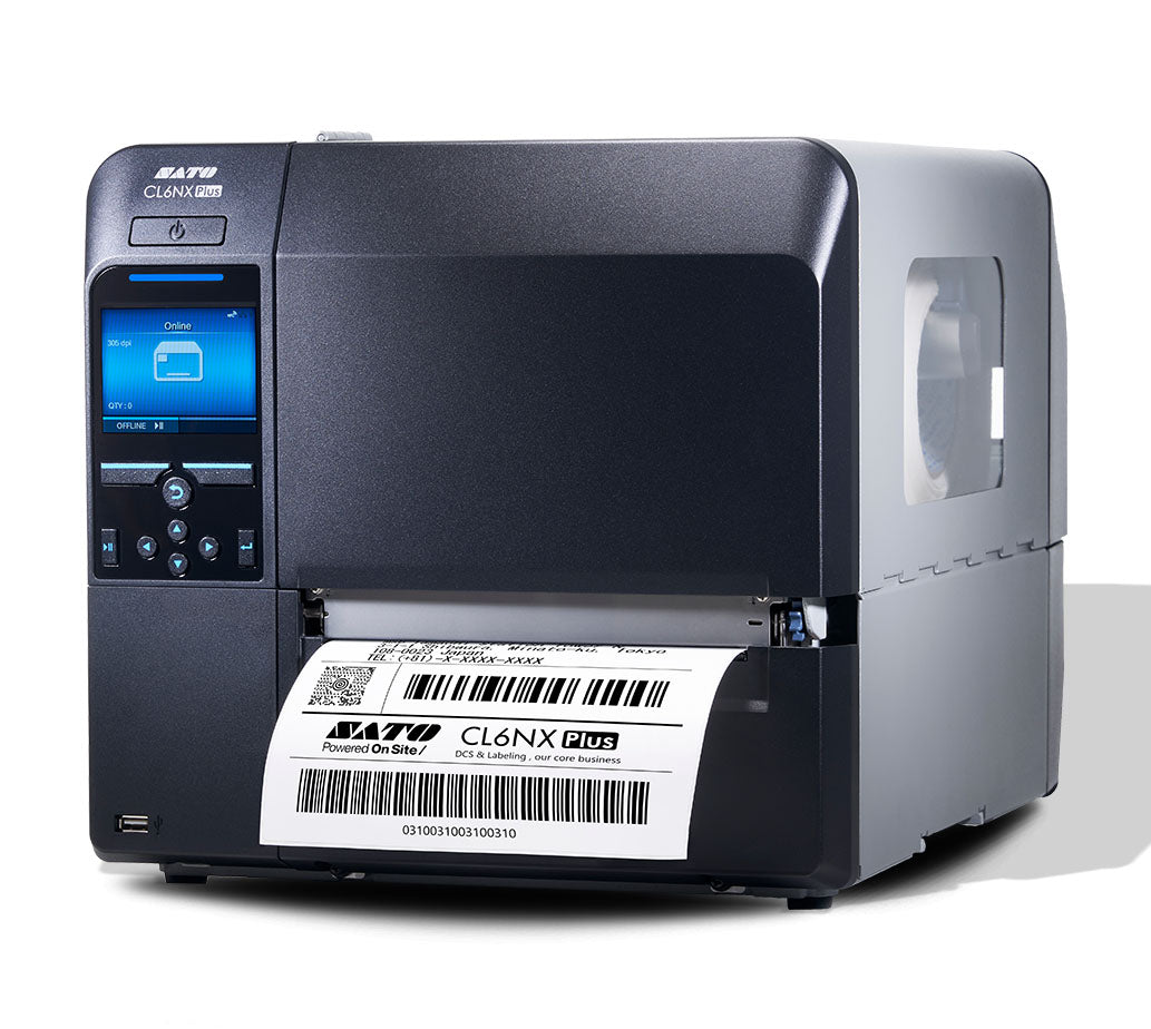SATO CL6NX Plus Desktop Industrial Direct Thermal Label Printer 203dpi STD + Combo
