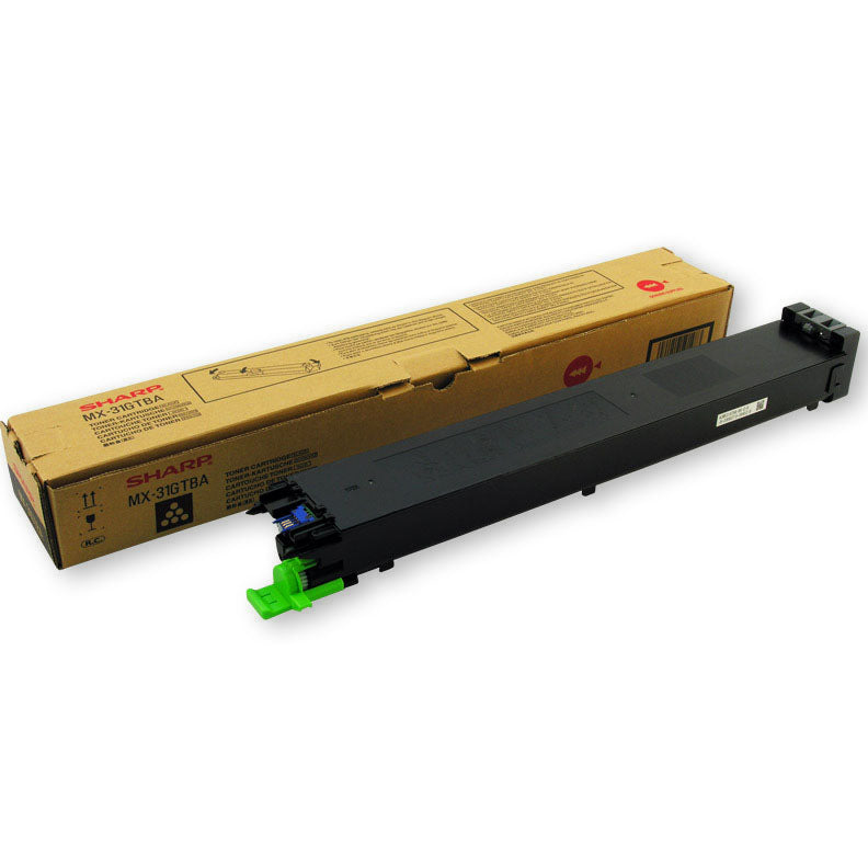 Genuine Sharp MX31GTBA MX31 Black Toner 18000 Pages - MX3100N / MX2600N / MX2310N