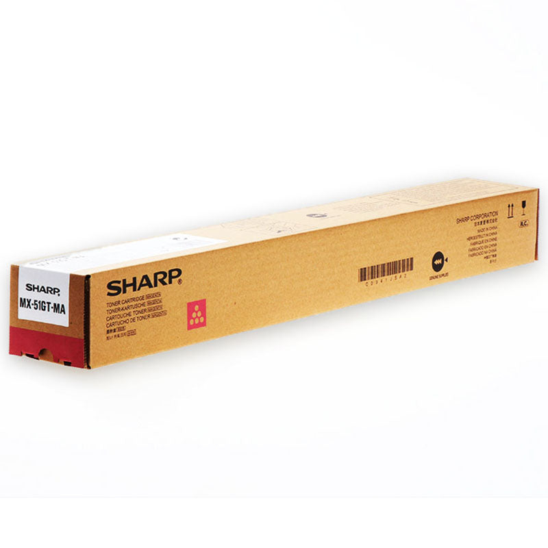 Genuine Sharp MX51GTMA MX51 Magenta Toner Cartridge 18,000 Print