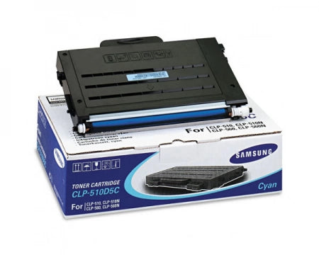 Samsung CLP510D5C Cyan Genuine Toner Cartridge 5,000 Prints