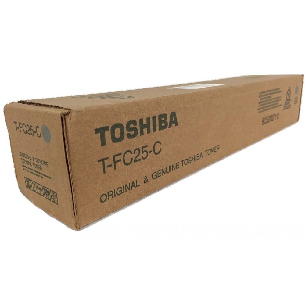 Genuine Toshiba 2040C-4540C TFC25C Cyan Toner Cartridge - 26,800 Print