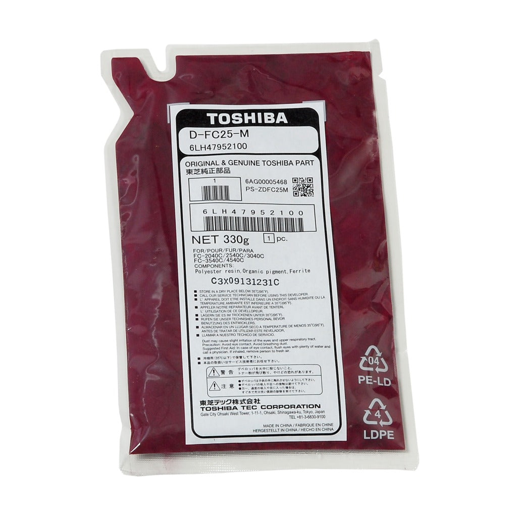 Toshiba DFC25M 6LH47952100 6LJ04811100 Magenta Genuine Developer