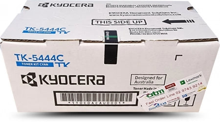 Genuine Kyocera TK-5444C Cyan High Yield Toner Cartridge 2,400 Prints