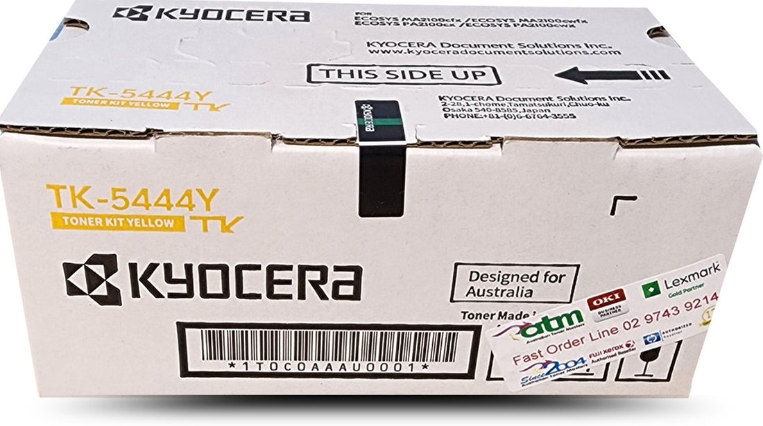 Genuine Kyocera TK-5444Y Yellow High Yield Toner Cartridge 2,400 Print