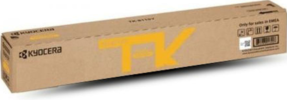 Genuine Kyocera TK8119Y Yellow Toner Cartridge 6,000 Print