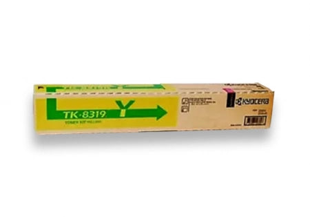 Genuine Kyocera TK-8319Y Yellow Toner Cartridge 6K Print Yield