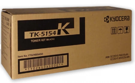 Genuine Kyocera TK5154K Black Toner Cartridge 12,000 Prints