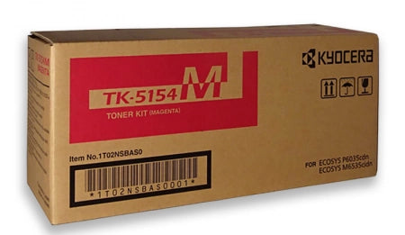 Genuine Kyocera TK5154M Magenta Toner Cartridge 10,000 Prints