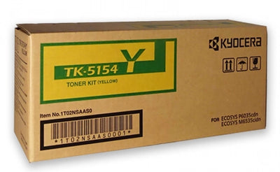 Genuine Kyocera TK5154Y Yellow Toner Cartridge 10,000 Prints