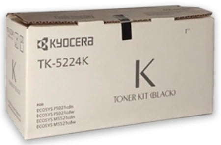 Genuine Kyocera TK5224K Black Toner Cartridge 1,200 Prints