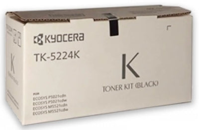 Genuine Kyocera TK5224K Black Toner Cartridge 1,200 Prints