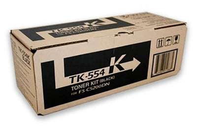Genuine Kyocera TK554K Black Toner Cartridge 7,000 Prints
