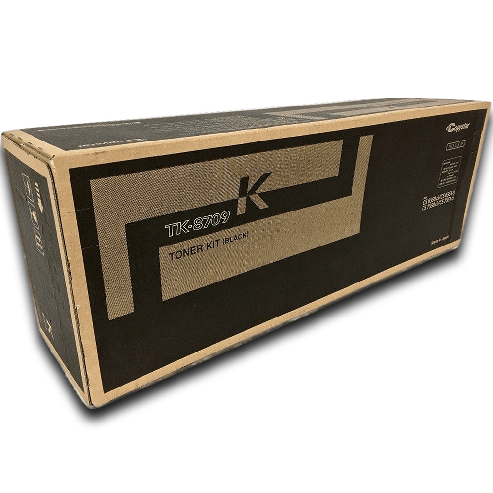 Genuine Kyocera TK-8709K Black Toner Cartridge 70,000 Print